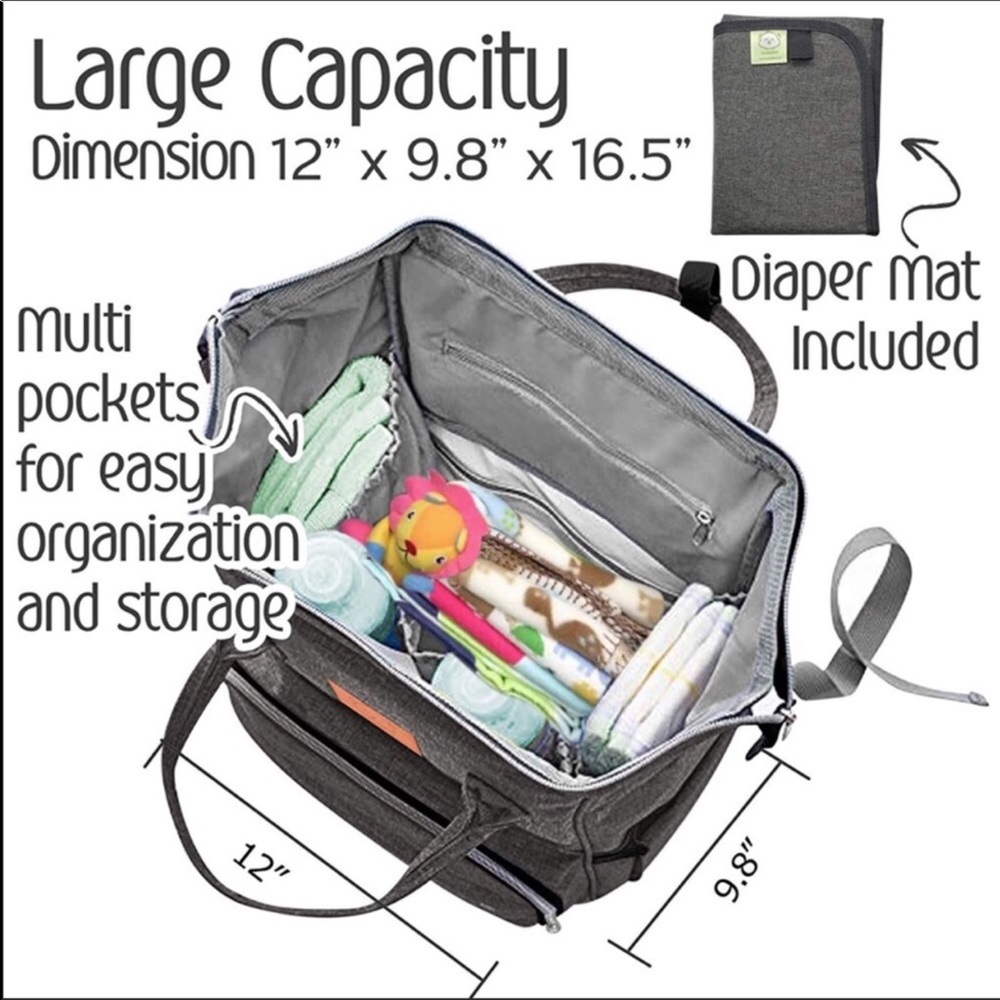 🎀Baby Diaper backpack Brand New  🎀 - Picture 4 of 5